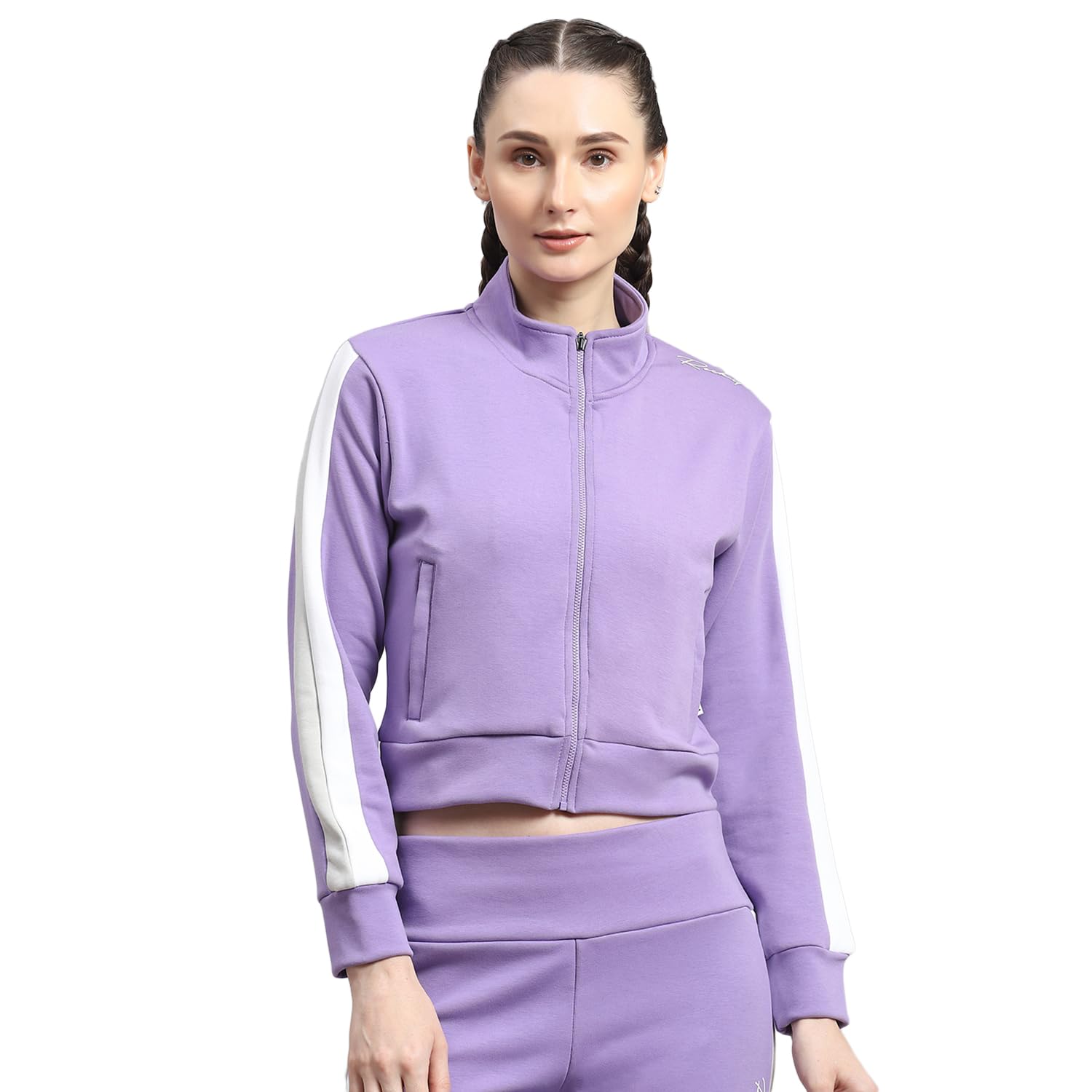 rock.it Rockit from House of Monte Carlo Womens Solid Stand Collar Full Sleeve Casual Sweatshirt (2230101748)-picture-46