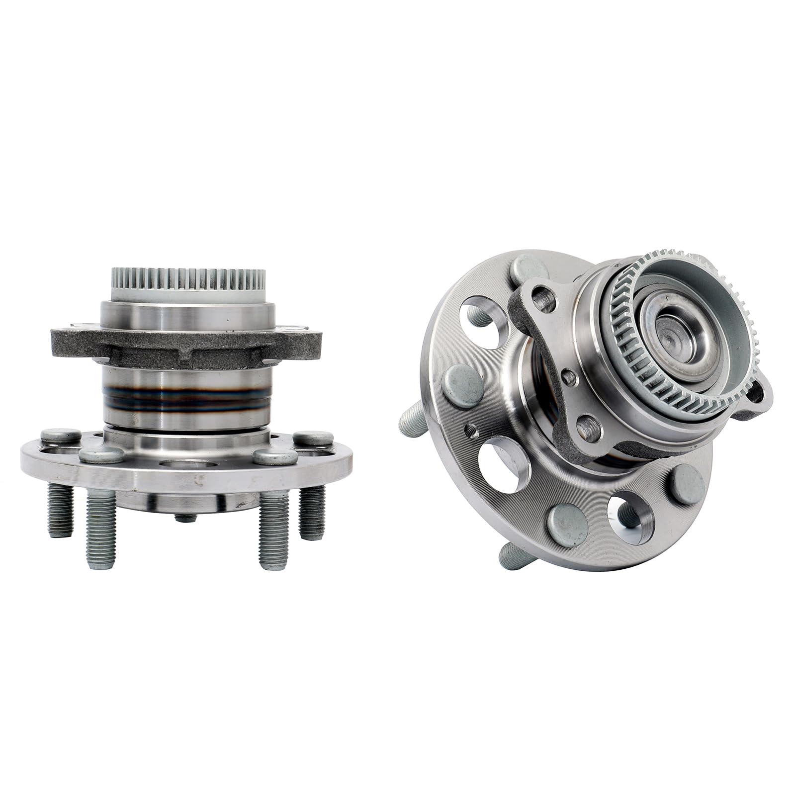 FKG 512492 Rear Wheel Bearing Wheel Hub Assembly fit for 2013-2016 Hyundai Elantra, 2012-2017 Hyundai Veloster, 2014-2018 Kia Forte, Set of 2