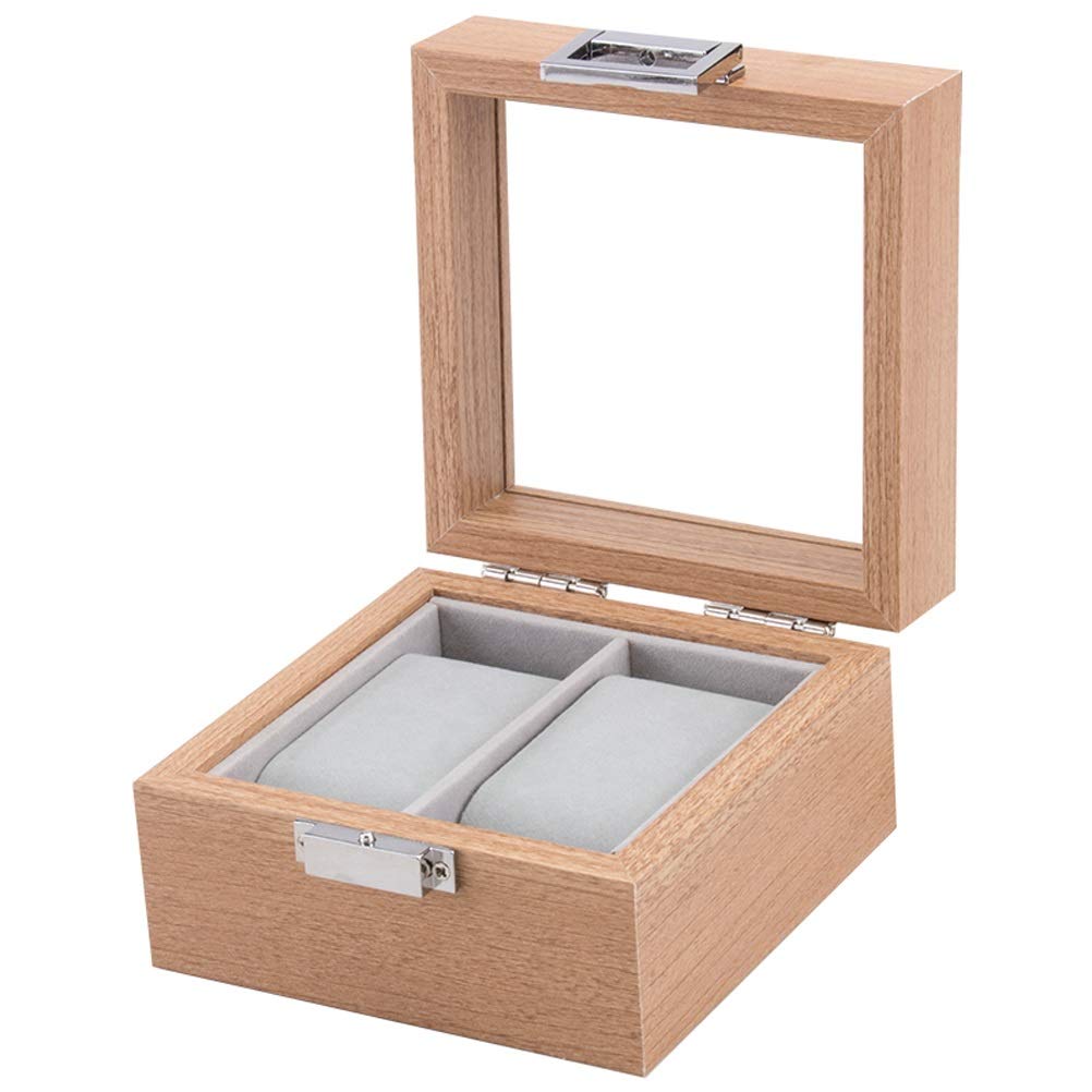 DFHEsdfD Watch boxes, Wooden Watch box Organizer Storage For Clock Watches Display Case Holder Jewelry Boxes Best Gift
