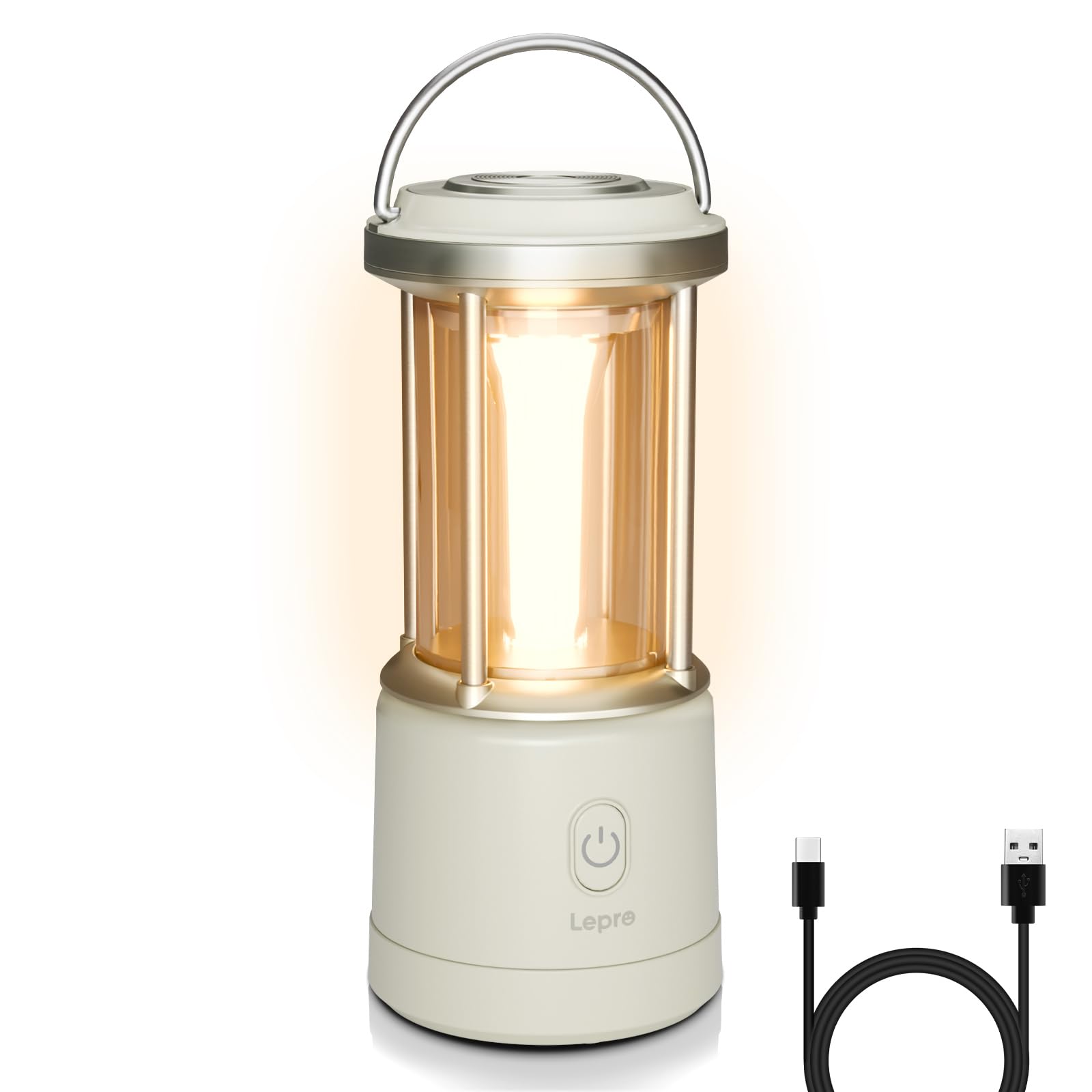 Lepro Rechargeable Camping Lantern - 2000 Lumen - White - 0.6kg