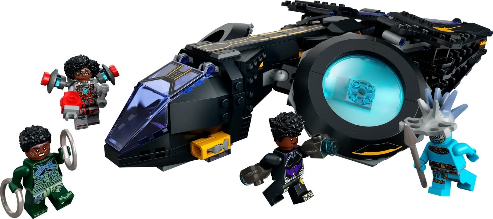 LEGO 2er Set: 76211 Shuris Sonnenvogel & 76186 Black Panthers Libelle