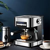 Vista 2 de INVEESkfj Espresso Machine Coffee Machine Semi Automatic Home Coffee Machine Multi Capsule Espresso Cafetera Cappuccino Latte Drip Espresso Machin
