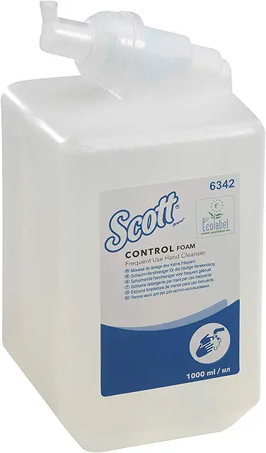 Scott Control Foam Soap 1L - Unscented Hand Soap for Frequent Use