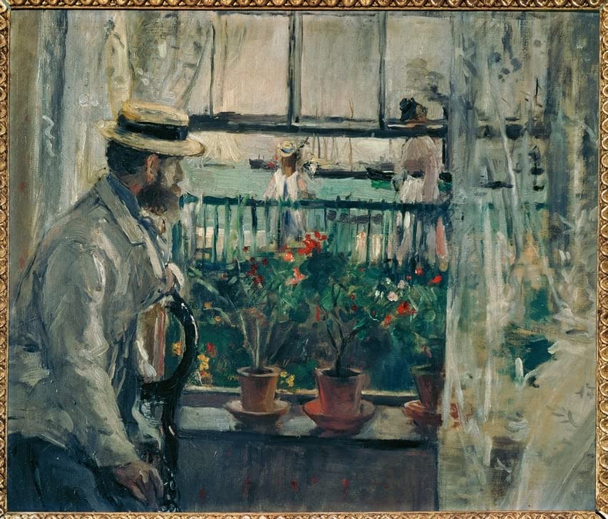 Affiche impression d'art île de Wight Berthe Morisot toile décoration murale 60x90