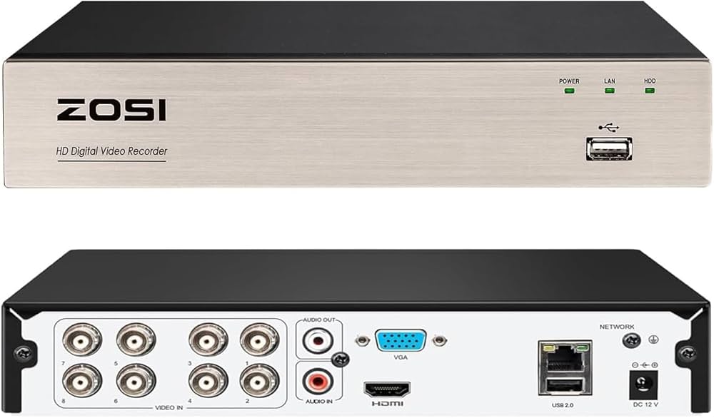 Amazon.com : ZOSI 8Channel Surveillance Video Recorders with Human