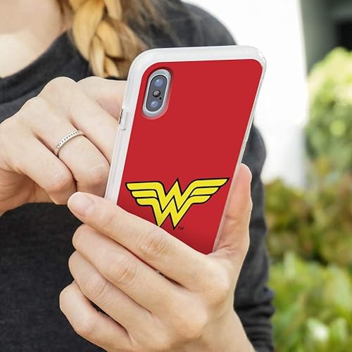 Miniatura 3 de Wonder Woman Classic Logo Funda protectora de goma híbrida ajustada para Apple iPhone 8, 8 Plus, X, 11, 11 Pro, 11 Pro Max