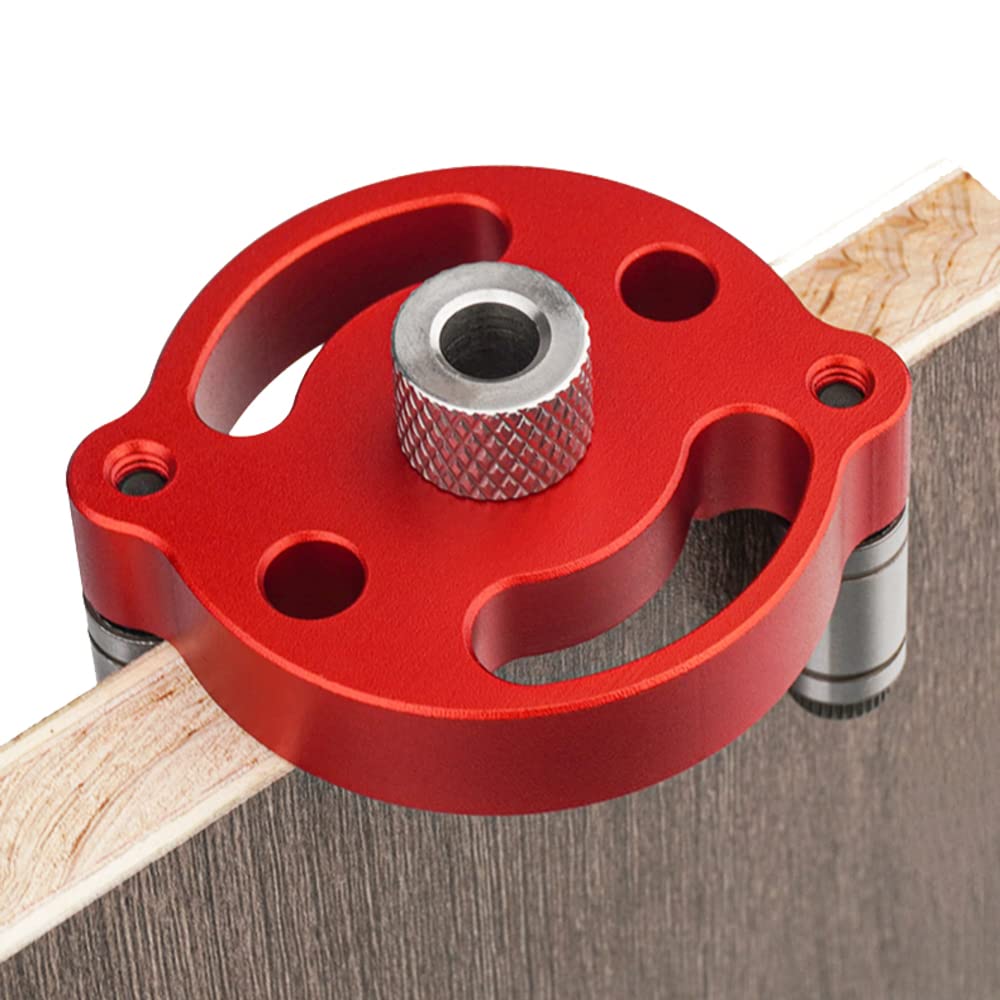 Kit de plantilla de taco, herramientas manuales de carpintería autocentrantes para agujeros rectos con taladro y manga de 2/3/4/5/6/7/8/9/10 mm