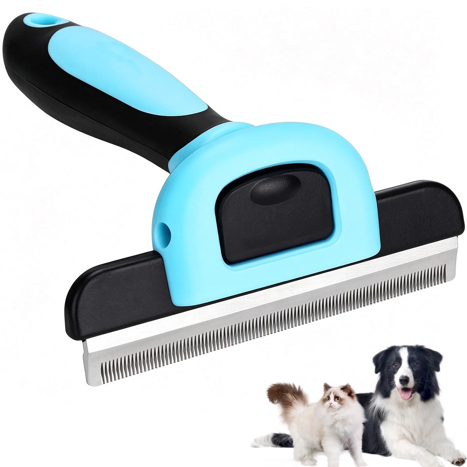 Photo 1 of RXZVOSO Pet Grooming Brush - Stainless Steel Deshedding Tool