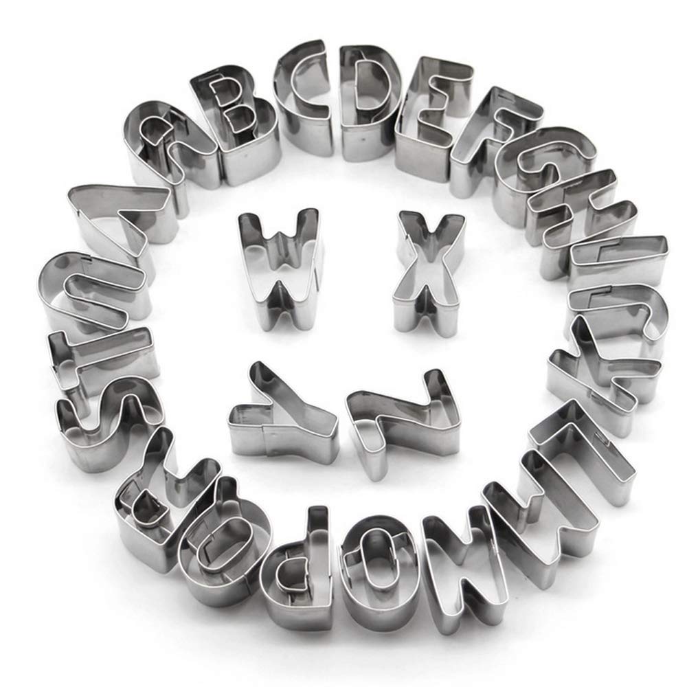 Belons 26 Pcs Letter Cookie Cutters Set - Image 2