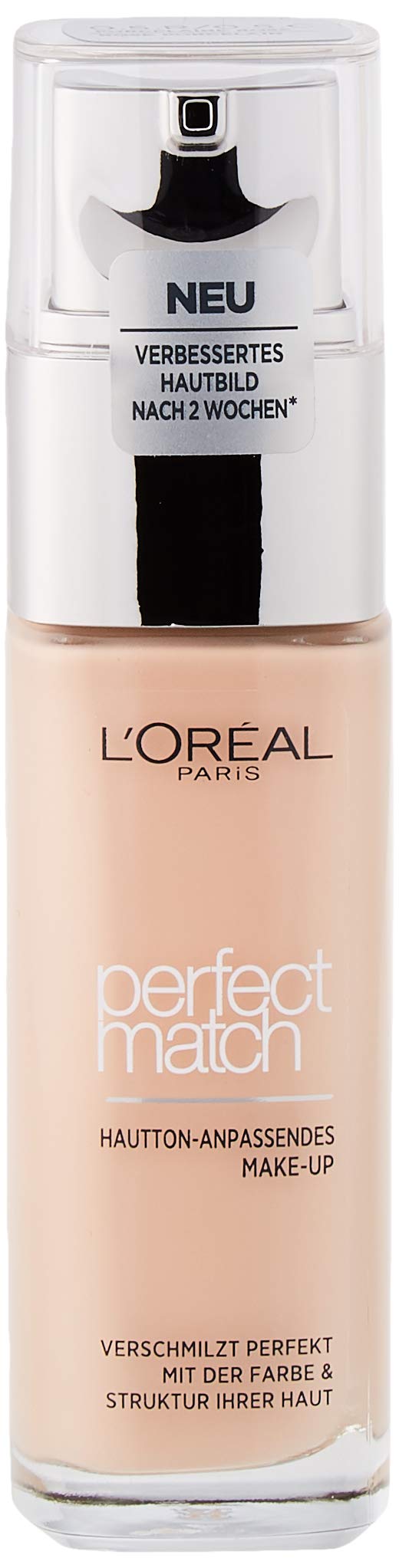 Le fond de teint liquide L'Oréal Paris Perfect Match, teinte Rose Porcelaine.
