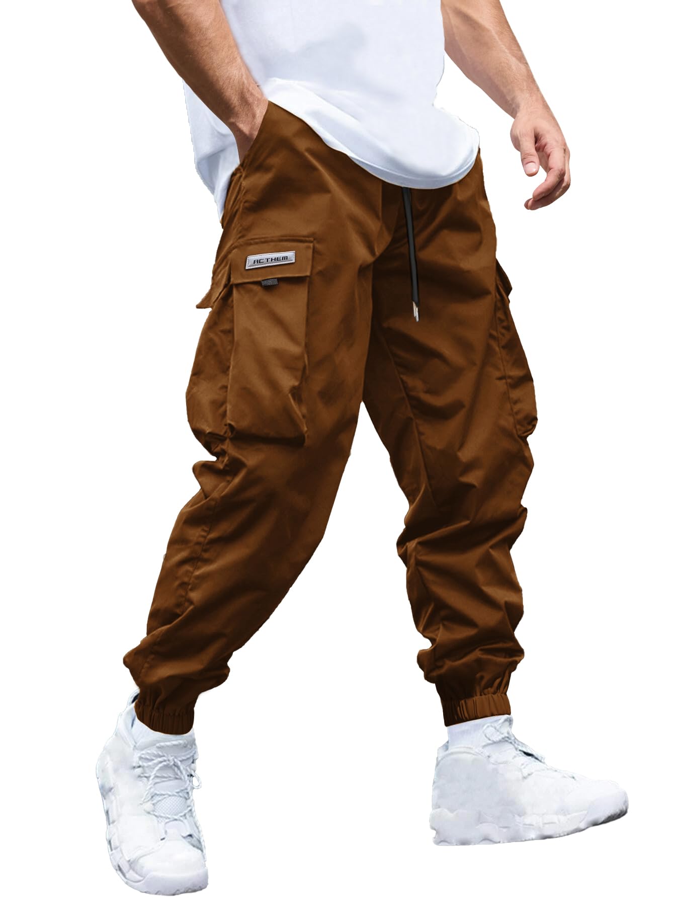 JEMLDL Mens Cargo Joggers Pants Techwear