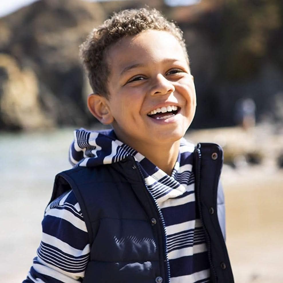 Hope and Henry Boys' Quilted Fleece Lined Zip-Up Vest2