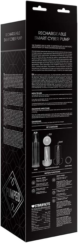 Shots Pumped RechargSmartCyberPump Clr PMP034TRA