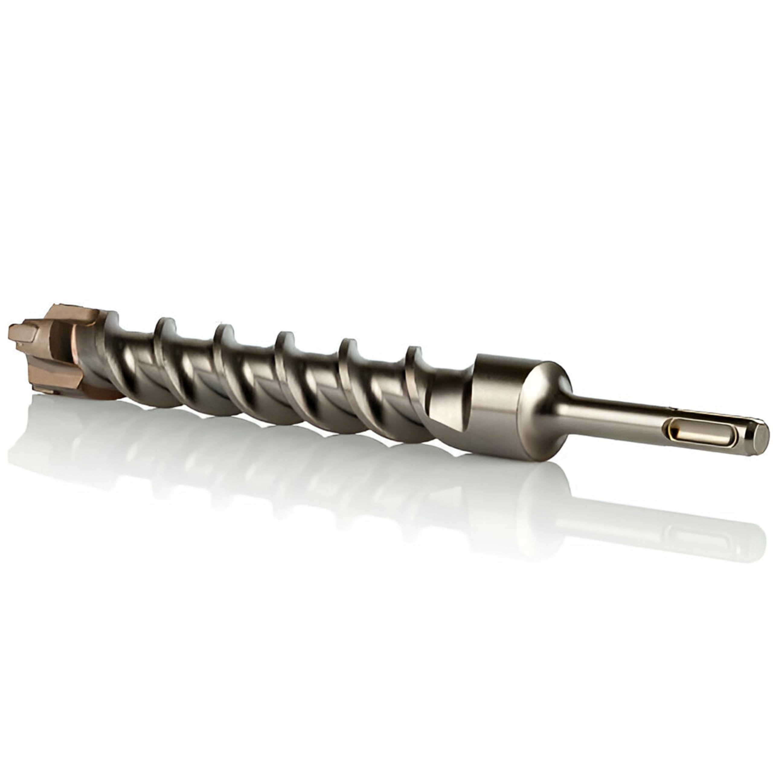 Punta per trapano a percussione SDS Plus con 4 frese in carburo ad alto impatto, 1 cm x 20,3 cm, per calcestruzzo, mattoni, blocchi e muratura, confezione da 5 MESA DIAMOND®