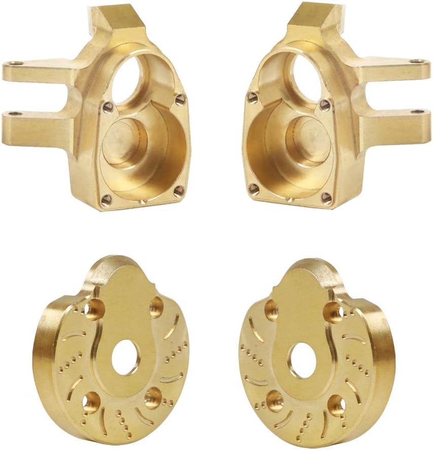 4Pcs Brass Outer Portal Drive Housing Weights For 1/10 TRX-4 RC Crawler - Axspeed