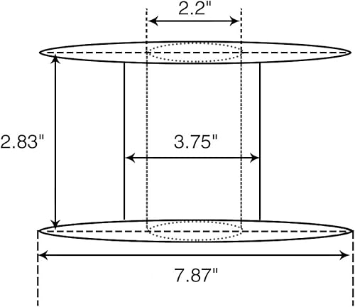 Miniatura 6 de PRILINE - Filamento para impresora 3D, 116 pulgadas, precisión dimensional +- 0.03 mm, bobina de 2.2libras, morado (Código Pantone2593C)