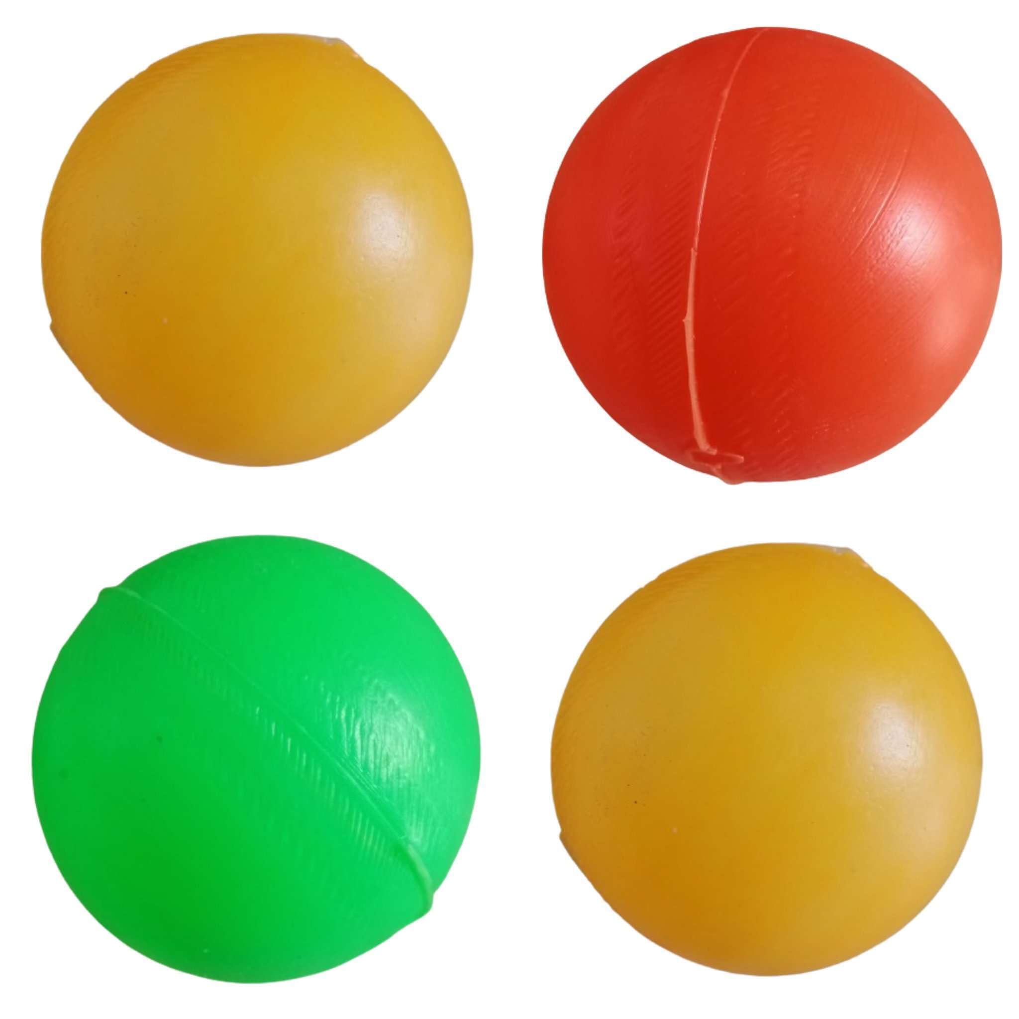 Plastic Cricket Plastic Ball (Pack 4 Pcs) with Multicolor/Plastic Sports Ball for Cricket and Cricket Game/Plastic Cricket Ball Light Weight Cricket Practice Ball/Playing Outdoor Toy for Kids-image-12