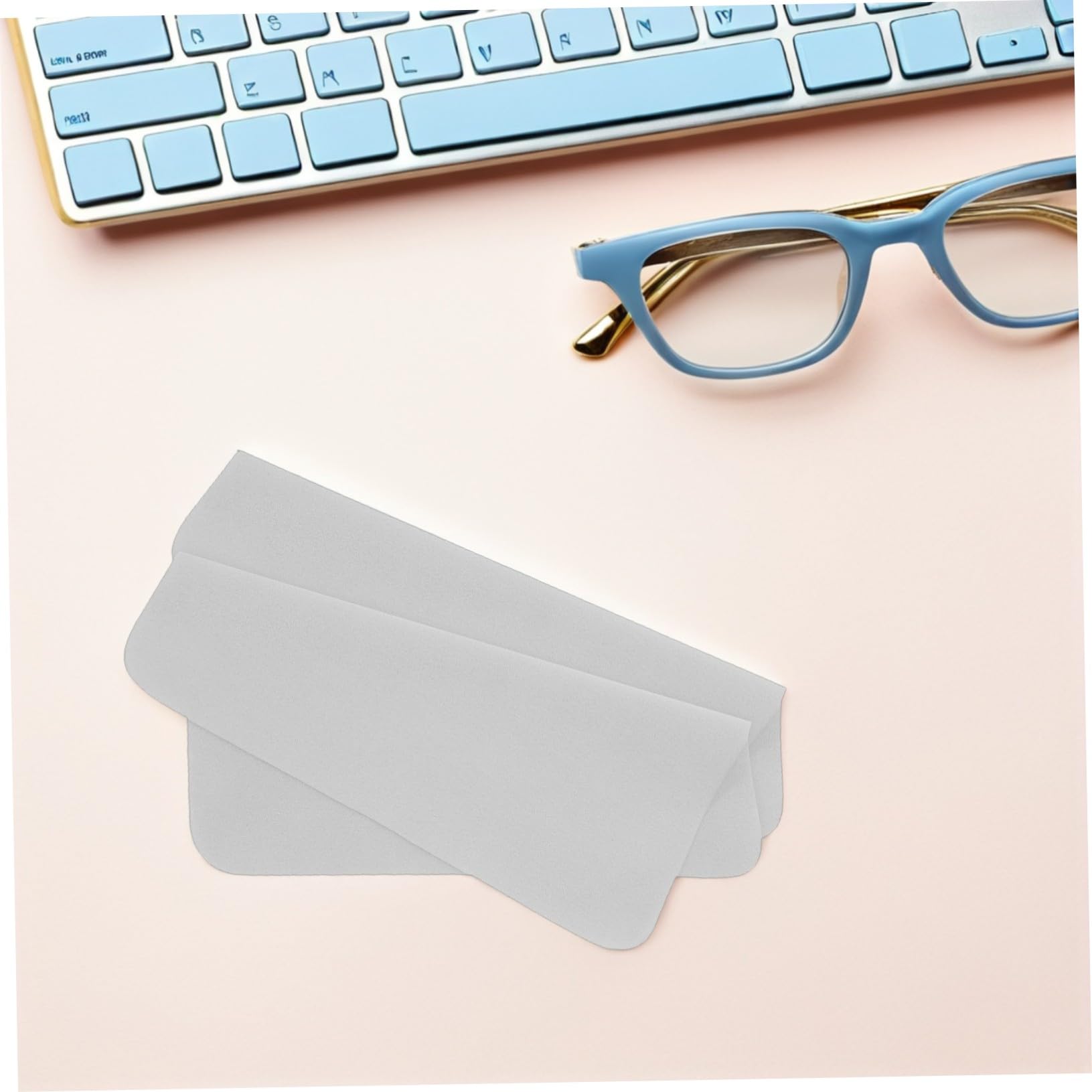 100piezas Paño de Limpieza de Gafas de Terciopelo de Toallitas de Doble Cara para Gafas Teléfonos Cámaras Paños de Microfibra Suaves para Lentes y Pantallas