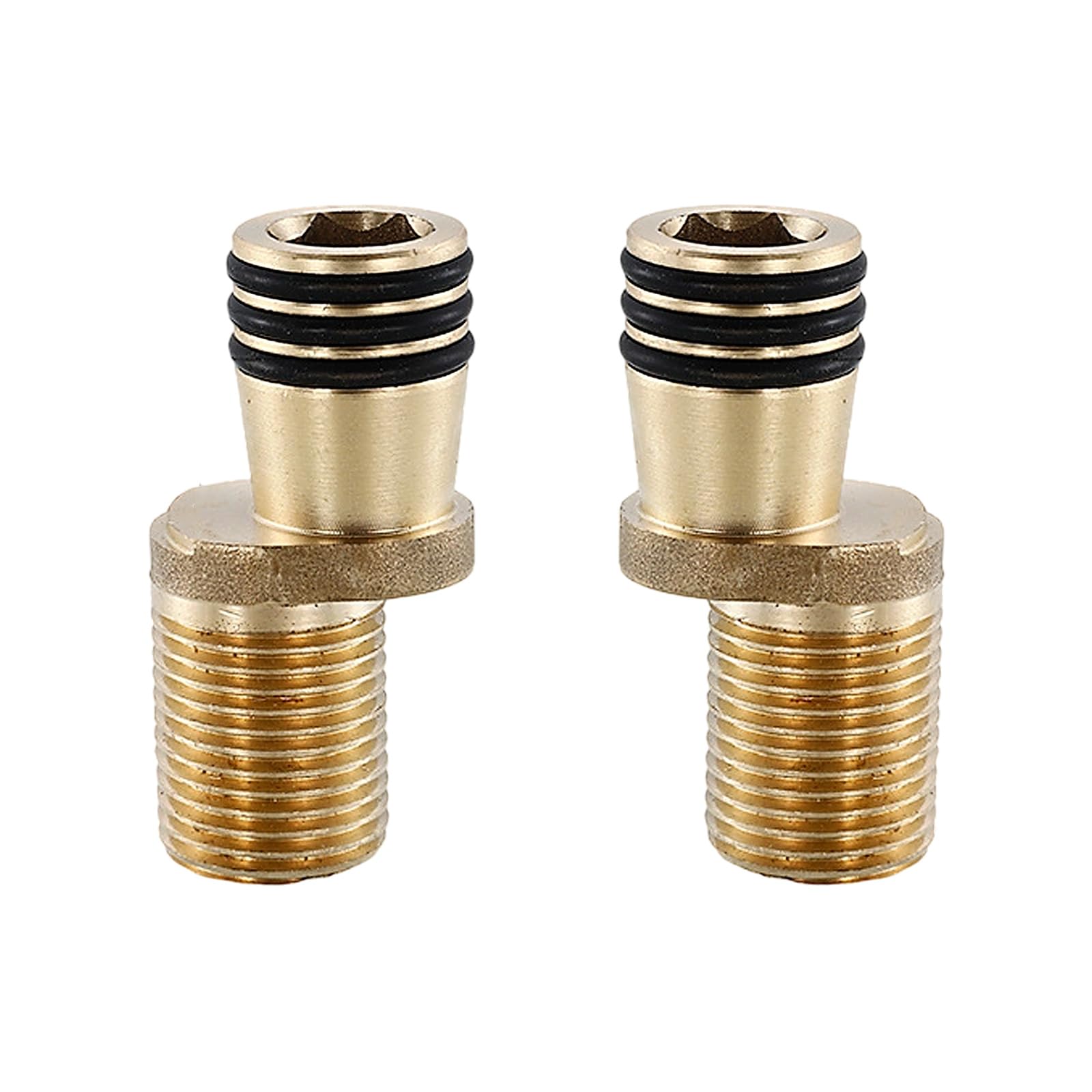2 Divisions Modifiable Curvilinear Shower Faucet Parentheses Closed Hoop Encompassed Space Saving Permanent Bathroom Addons Double Shower Arm Holder Bronze Alloy
