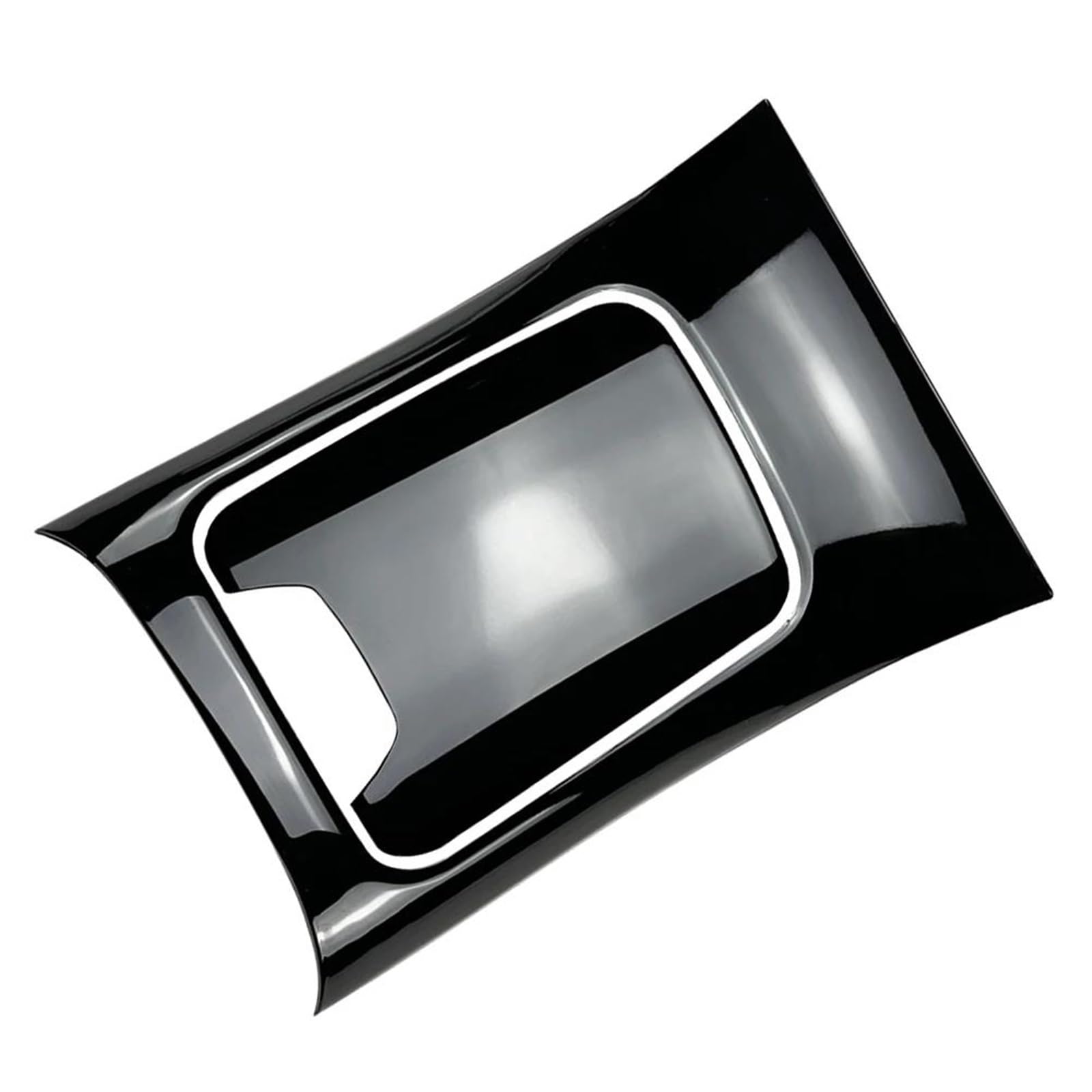 Panel zmiany biegów centralnego samochodu, osłona wykończenia, dekoracja zamiennik do Benz GLC klasa X254 2022 2023 LHD tylko deska rozdzielcza (włókno węglowe, czarny)