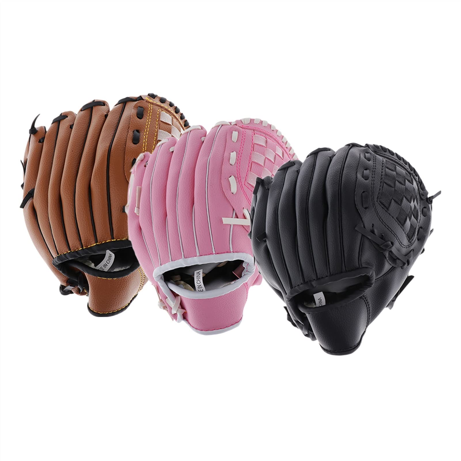 Guante de béisbol para niños/jóvenes/Adultos Guante de béisbol para jóvenes Deportes al Aire Libre Guantes de softbol Equipo de práctica de Entrenamiento Guante de Mano Izquierda Guantes de