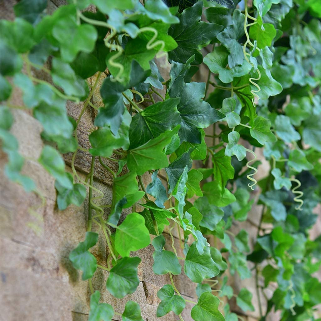 QXGJTLI Edera Artificiale in Seta, 170 cm/66 Pollici, edera Artificiale in Rattan, pianta Verde, Foglia Verde, Fiore Artificiale, Vite, per casa/Matrimonio/Giardino/Decorazione per Feste