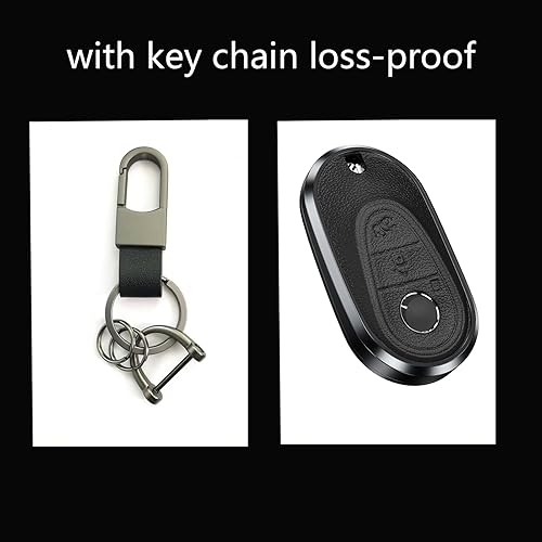Miniatura 2 de Lanyun Funda para llavero Mercedes Benz 2020 2021 2022 2023 Mercedes Clase S Clase G Clase E Accesorios Clase E Llavero de coche Estuche remoto