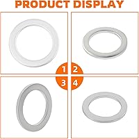 Vista 3 de 20 piezas 94109-20000 de aceite de transmisión de líquido de drenaje arandelas aplastantes juntas de aluminio de 0.787 in anillos de sello