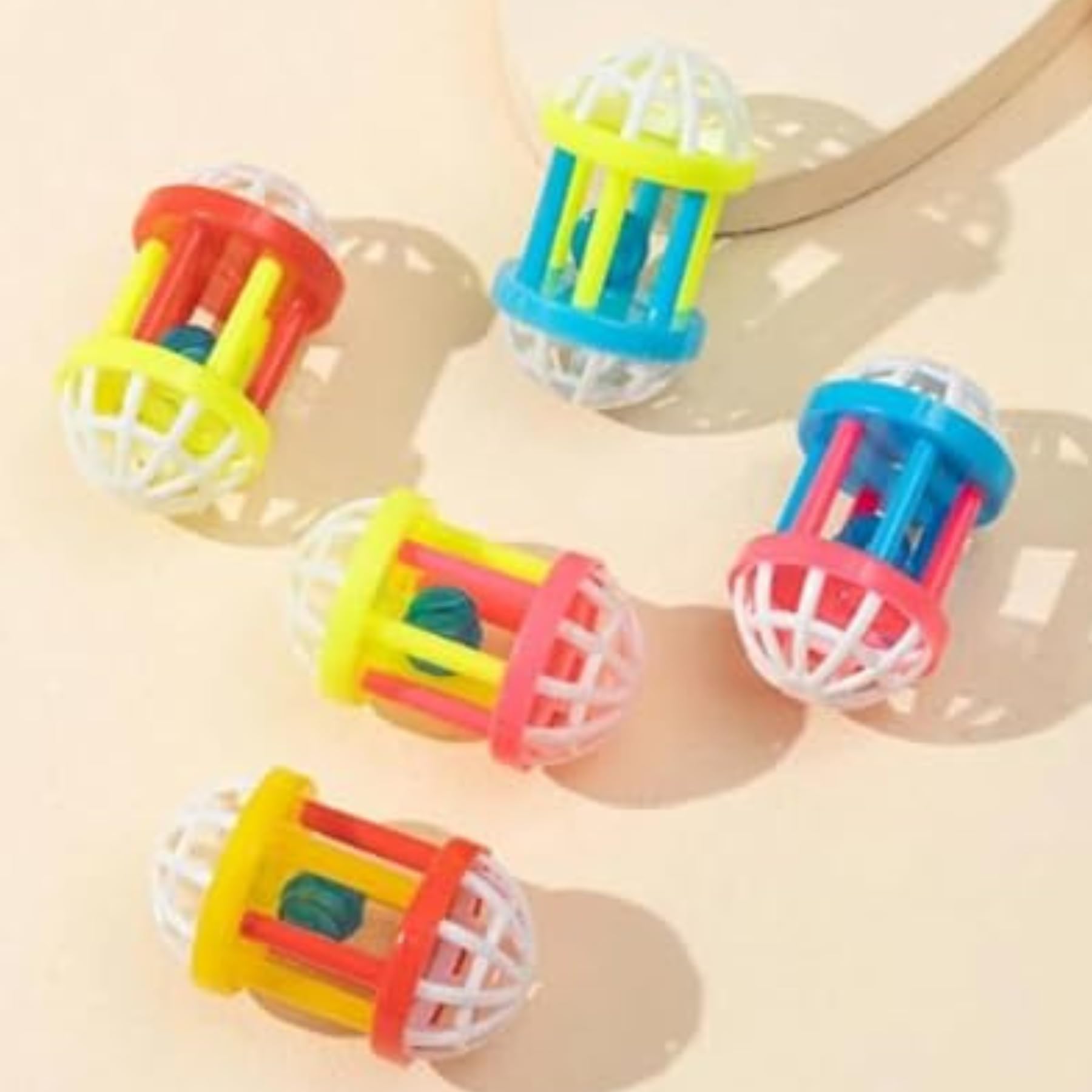 PSK PET MART 2 Pcs Cat Toy Bell Hollow Balls Sound Pet Game Kitten Plastic Interactive Rattle (B0D38227FX) Amazon Price History, Amazon Price Tracker