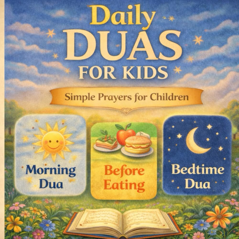 Daily Duas for Kids: Simple Islamic Prayers for Everyday Life (100+ dua's)