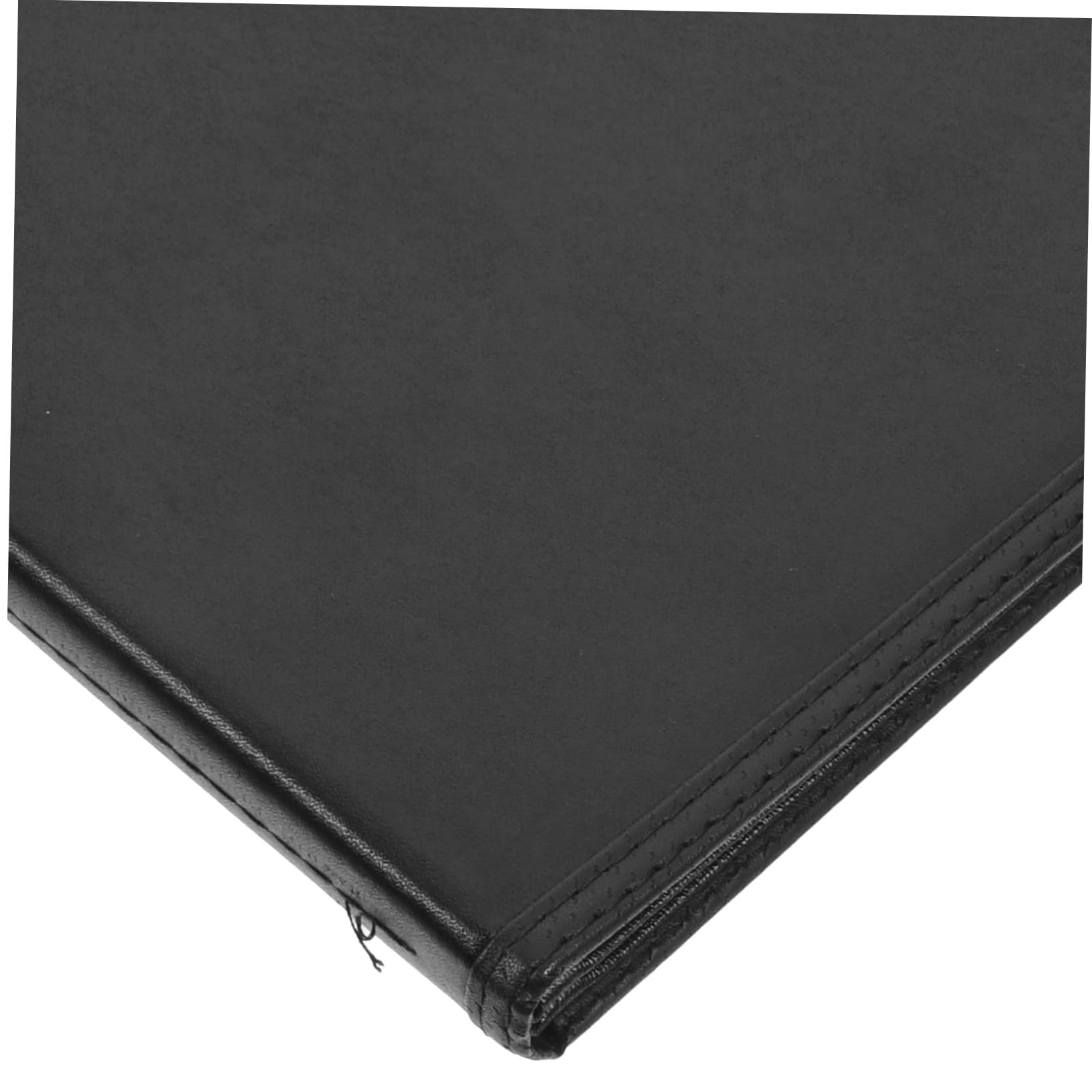 Portamenús de PVC Transparente para Restaurante Funda Protectora para Menú Soporte Plegable Accesorios para Cafeterías y Bares 4 Páginas Negras Resistente y Reutilizable