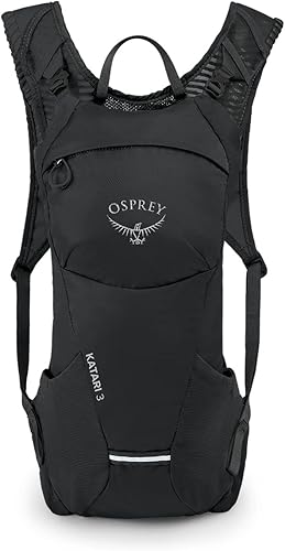 Miniatura 2 de Osprey Katari 3L Mochila de ciclismo para hombre con depósito hidráulico, color negro, talla única