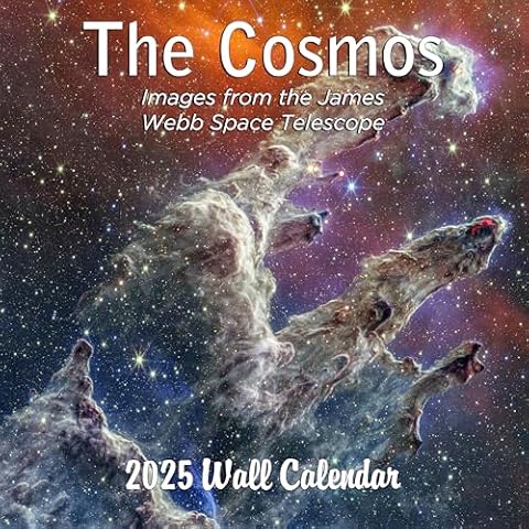 2025 The Cosmos: Images from the James Webb Space Telescope Monthly Wall Calendar - | 12" x 24" | Thick Sturdy Paper | Space Calendar 2025 Cover