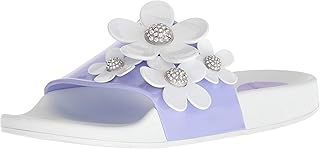 Marc Jacobs Women's Daisy Pave Aqua Slide Sandal