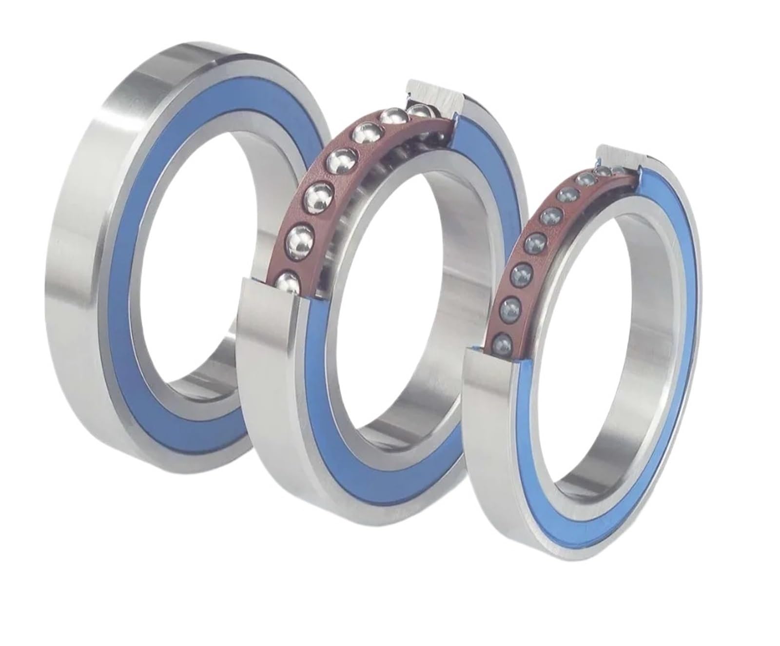 NOBIRTBSA 1PCS 8mm Spindle Angular Contact Ball Bearing 708C-2RS/P4 Super Precision Bearing ABEC-7 708 Double Seal Rubber Seal