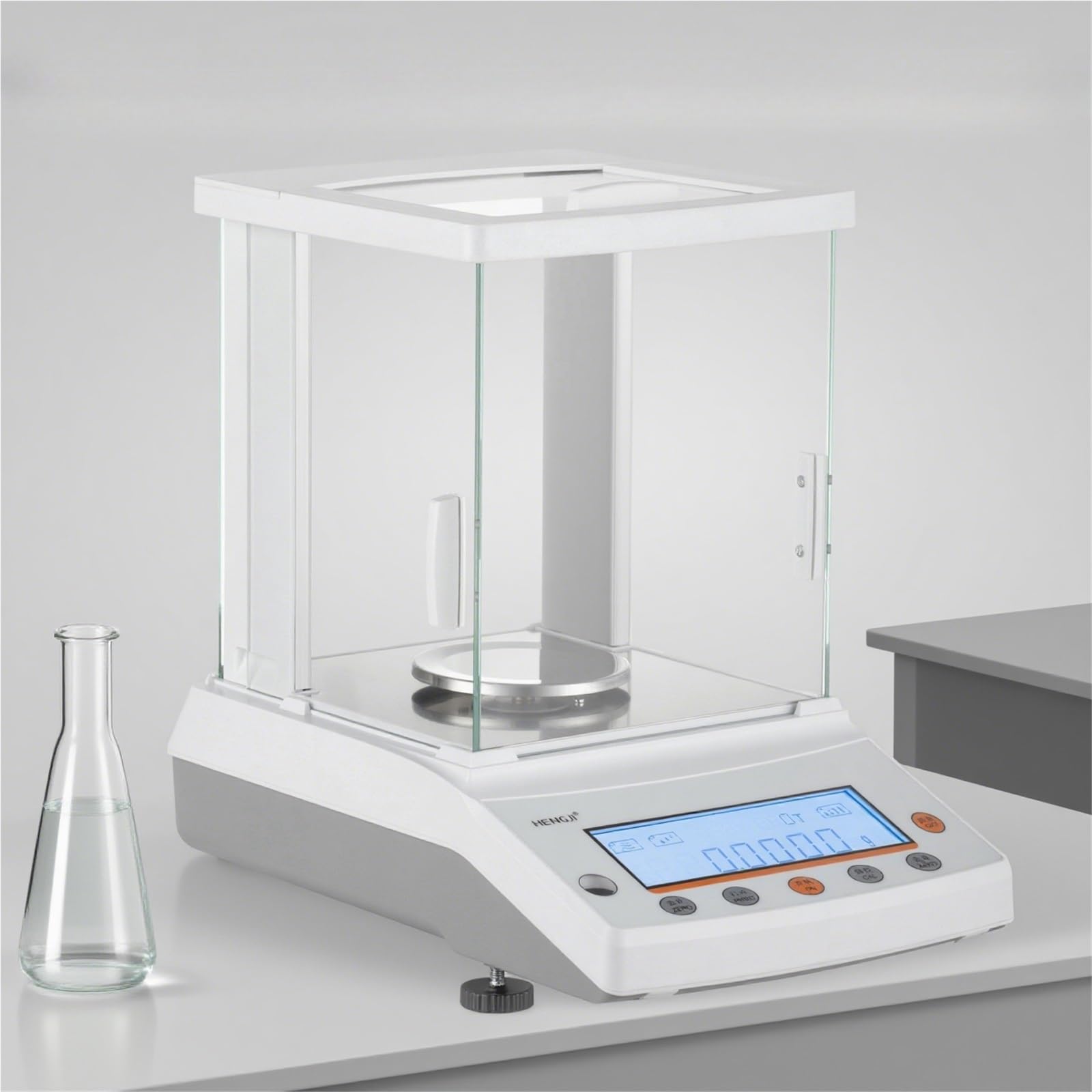 Bilancia analitica da laboratorio, microbilancia digitale 0,0001 g, bilancia elettronica di precisione, calibrazione esterna/interna per Industriale, Cucina(EA224)