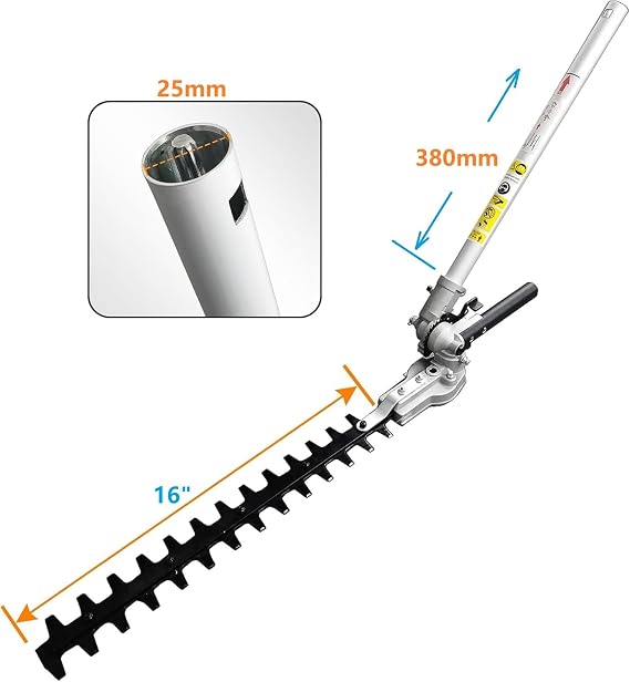 Replacment Parts NO HTA2000 16 Aluminium Hedge Trimmer Attachment Compatible with ego's 56-Volt Lithium-ion Multi Head System OEM PH1400