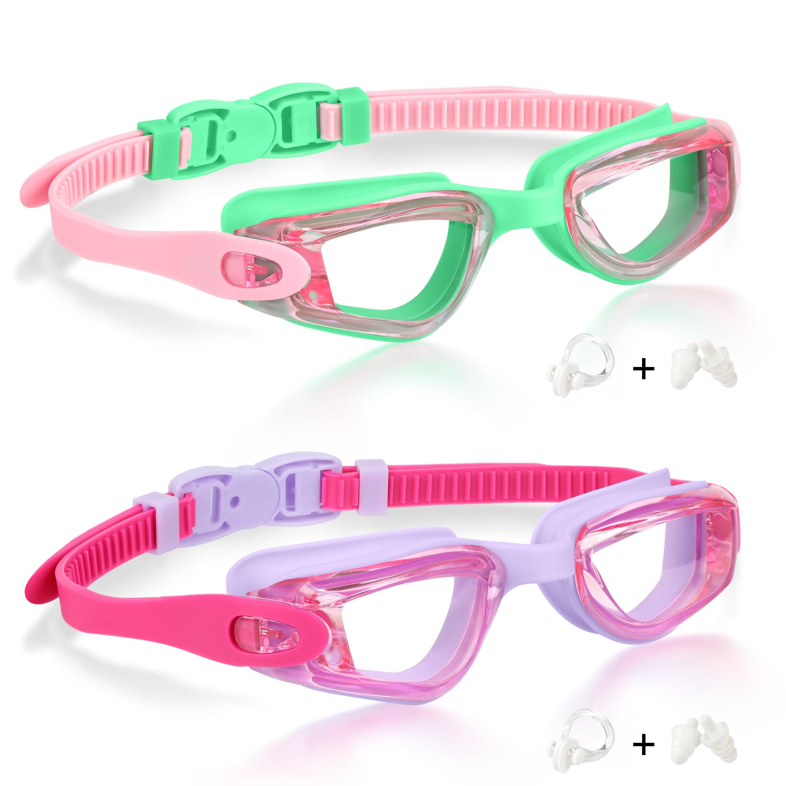 Aegend Swim Goggles for Kids 3-14 Anti-Fog Anti-Leak Goggles for Swimming