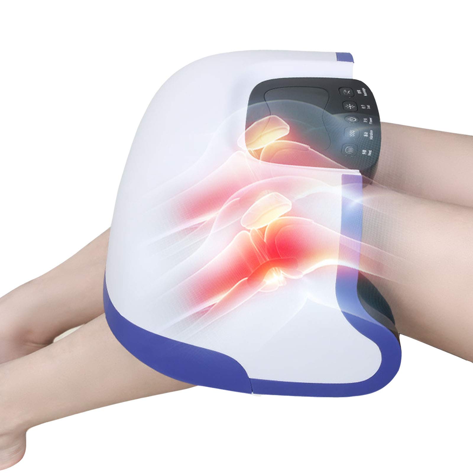 Rodilla Inalámbrico Compresión Masajeador con Calor Y Amasado, Pierna Artritis Alivio del Dolor De La Máquina/Vibración Térmica Infrarroja Imán Terapia Física, La Rodilla De Apoyo Tirantes