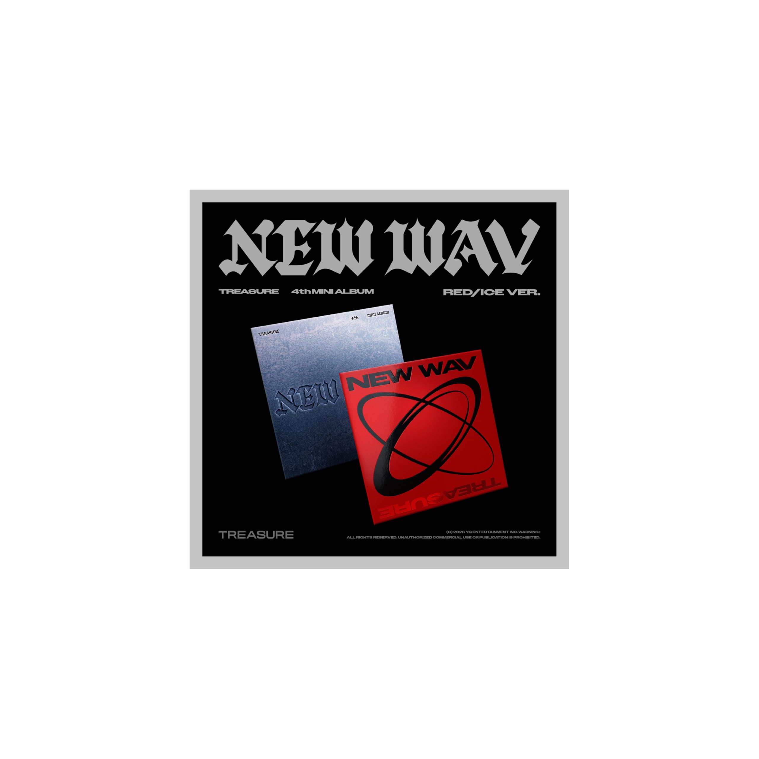 TREASURE NEW WAV Mini Album Vibrant de Passion pour Fans de Musique