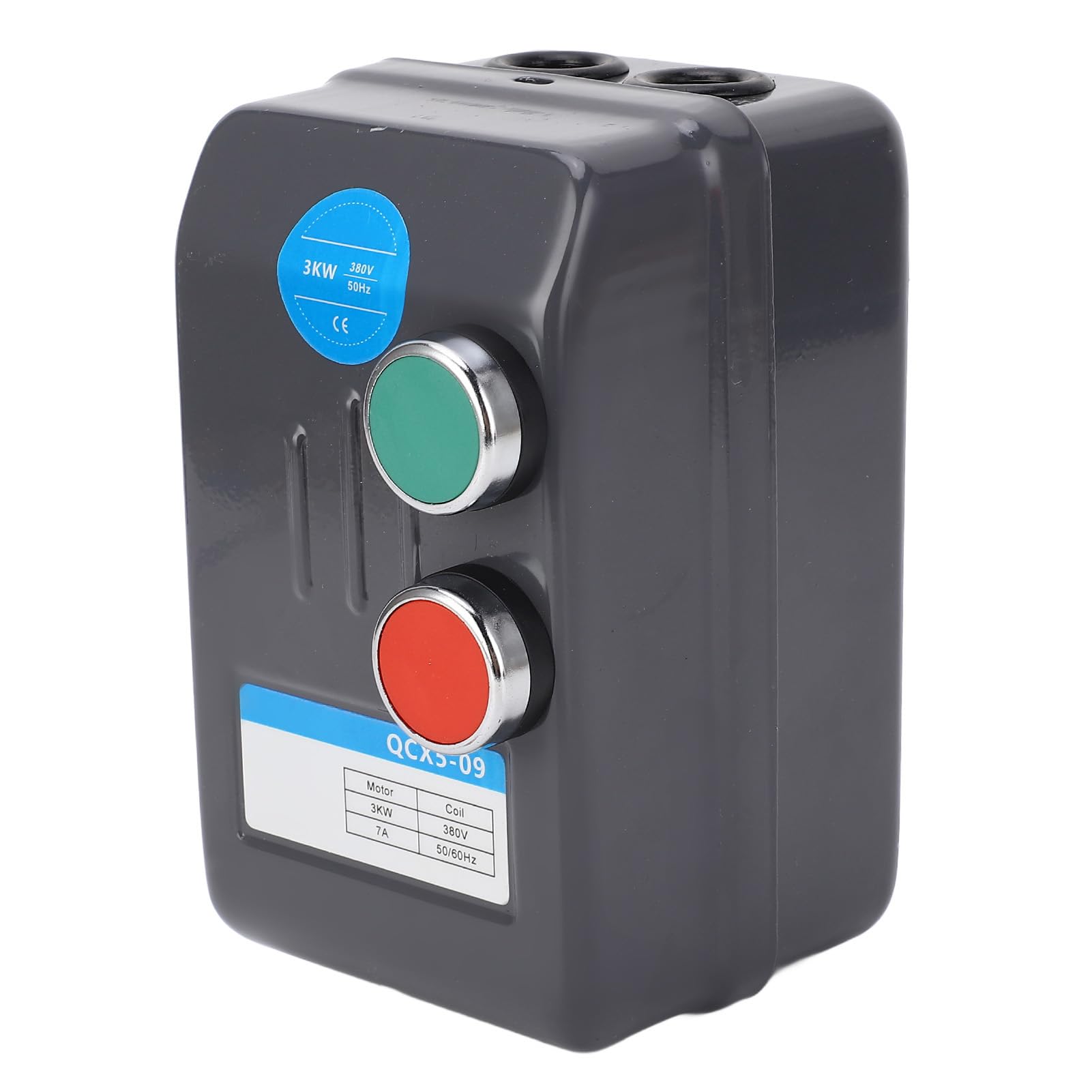 Interruptor Magnético del Motor Eléctrico, Arrancador de Motor Eléctrico Trifásico 380V 5.4-7.2A para Compresor de Aire