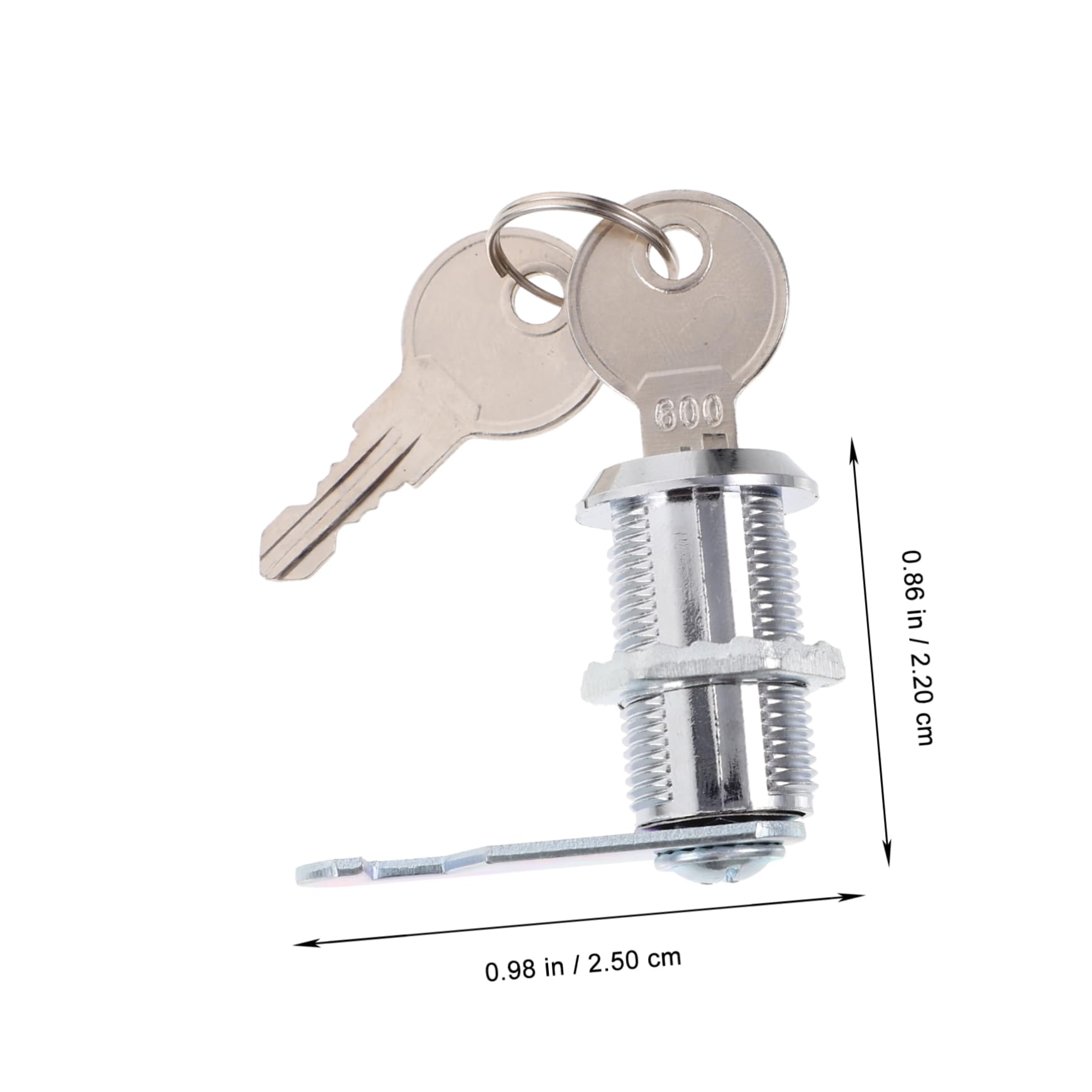 SOESFOUFU Cabinet Door Lock With T Handle Latch Mailbox Lock Replacement Set 2pcs For Electric Box And File Cabinet With Keys Suitable For Home And Office Use