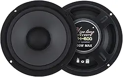 Yiye lang Alto-falante de Estéreo para Carro Coaxial 6 5 Polegadas 600W Subwoofer 2 Vias 1 Par Som Perfeito