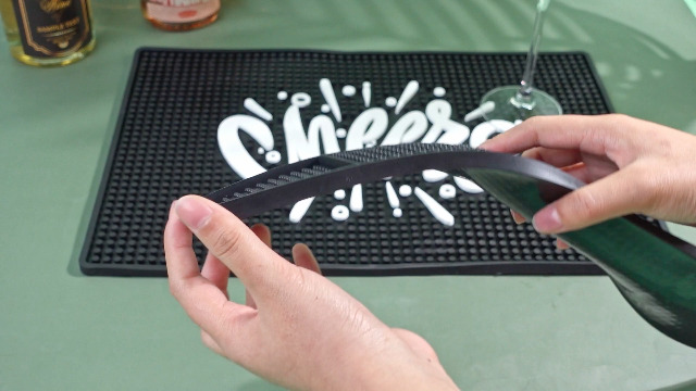 2 Alfombrillas De Goma De 18 X 12 Pulgadas Para Bar De Barmanes Con Tapete De Barra De Café De 24 X 3 Pulgadas Para Encimera, Antideslizante, Antideslizante, Duradero, Para El