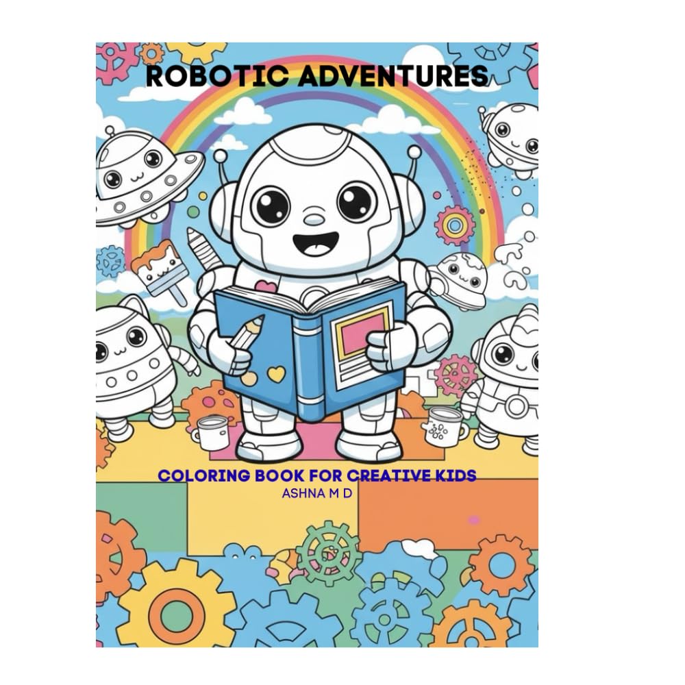 ROBOTIC ADVENTURES: COLORING BOOK FOR CREATIVE KIDS