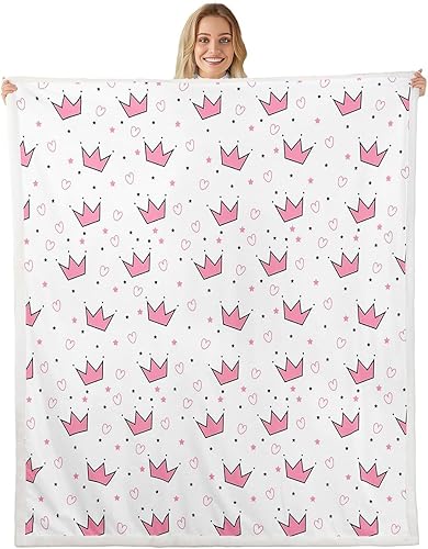 Vista 15 de Manfei Manta de vellón con estampado de mariposas y flores, diseño romántico de corazón para cama, sofá, decoración de habitación de niños y niñas