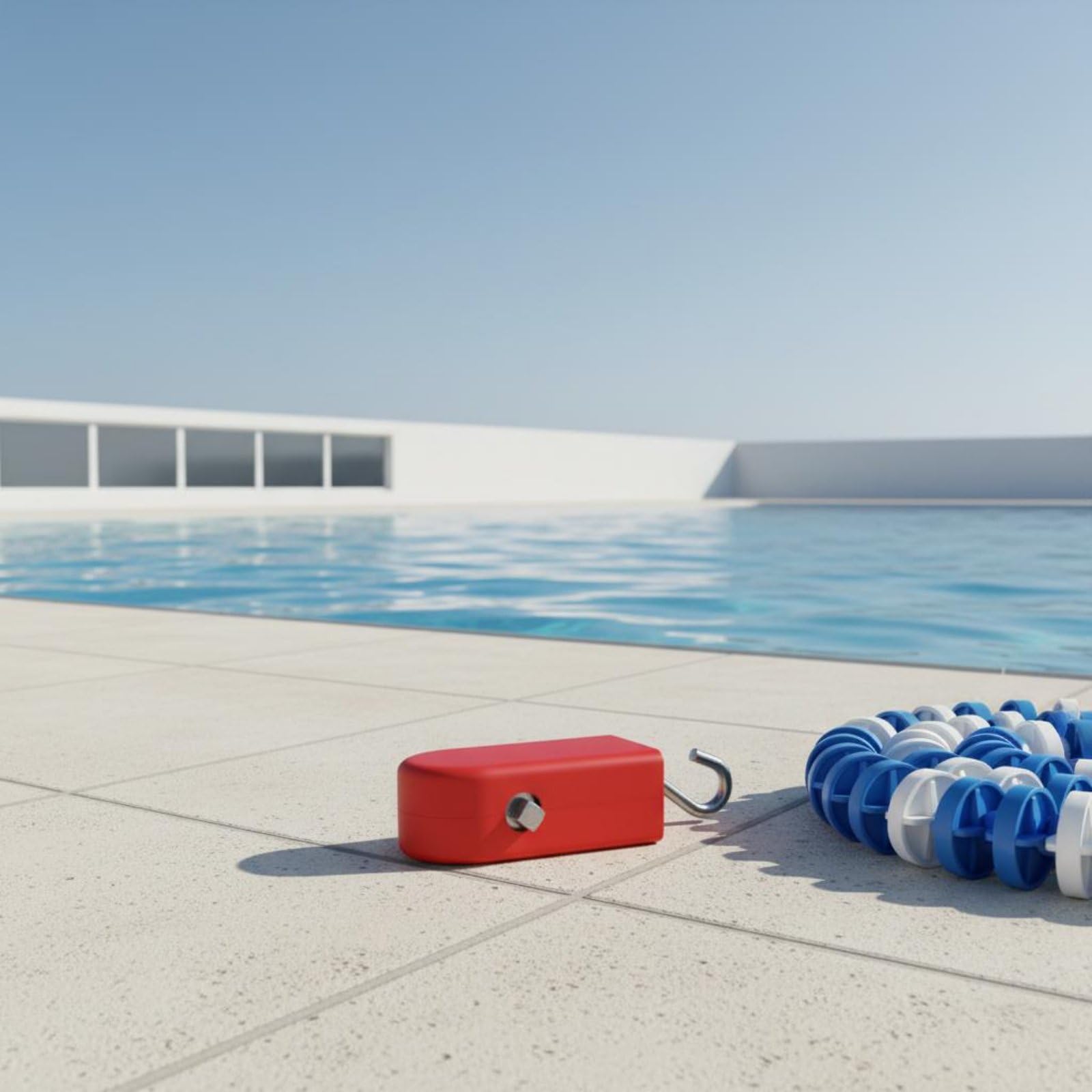 Tenditore Vasca Vasca Semplice da Usare Tenditore Divisorio Piscina Anti-Graffio Attrezzatura Sportiva per Impianto Sportivo