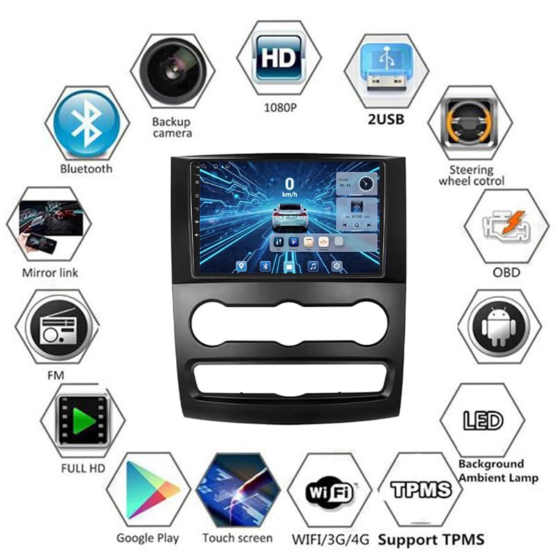 Autoradio Android Sprinter 2006-2016 résout les pannes de GPS avec son grand écran 9''