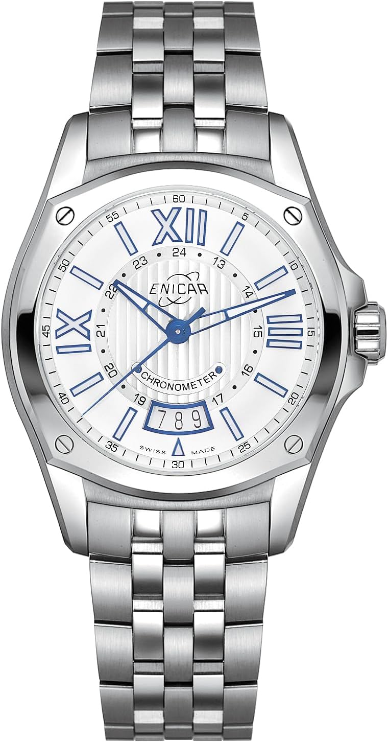 Men's NEELAM Swiss COSC Automatic Chronometer Watch (Model No.: 3265-50-327aCHKA), Enicar Chronometer