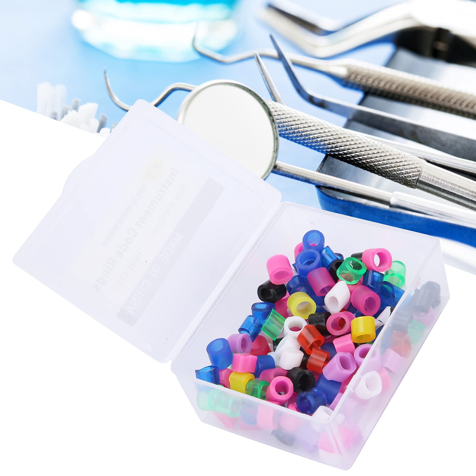 Snapklik.com : Color Code Band, Silicone Color Code Rings, Dental Color ...
